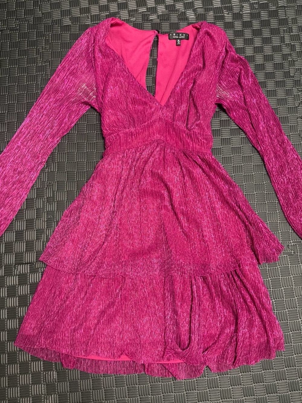 Trixxi Fuchsia Pink Midi Dress